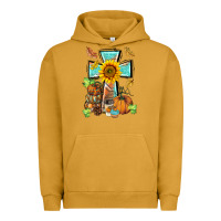 Pigment Peanut Butter western thankful cross pumpkin Urban Hoodie - BarkalooDesign