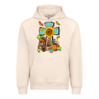 Sandshell western thankful cross pumpkin Urban Hoodie - BarkalooDesign