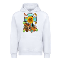 White western thankful cross pumpkin Urban Hoodie - BarkalooDesign