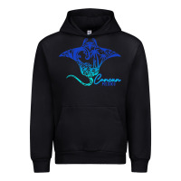 Black Cancun Sea Stingray Mexico Matching Family Vacatio Urban Hoodie - tuanDangUi