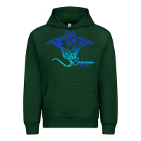 Forest Green Cancun Sea Stingray Mexico Matching Family Vacatio Urban Hoodie - tuanDangUi
