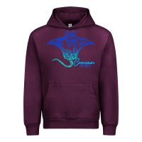Mauve Wine Cancun Sea Stingray Mexico Matching Family Vacatio Urban Hoodie - tuanDangUi
