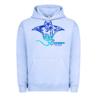 Pigment Grape Ice Cancun Sea Stingray Mexico Matching Family Vacatio Urban Hoodie - tuanDangUi