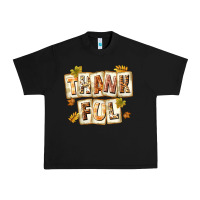 Black Thankful with Plate Urban Heavy Tee - texasbilliewilder