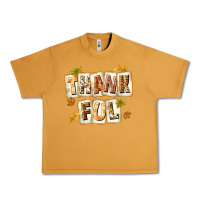 Peanut Butter Thankful with Plate Urban Heavy Tee - texasbilliewilder