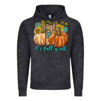 Vintage Black It's Fall Y'all Vintage Hoodie - texasbilliewilder