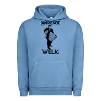 Pigment Pebble Blue lawrence welk   name   the black stencil Urban Hoodie - tuanDangUi