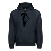 Navy lawrence welk   no name   the black stencil Urban Hoodie - tuanDangUi