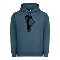 Pigment Midnight Navy lawrence welk   no name   the black stencil Urban Hoodie - tuanDangUi