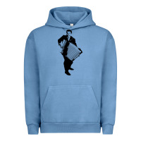 Pigment Pebble Blue lawrence welk   no name   the black stencil Urban Hoodie - tuanDangUi