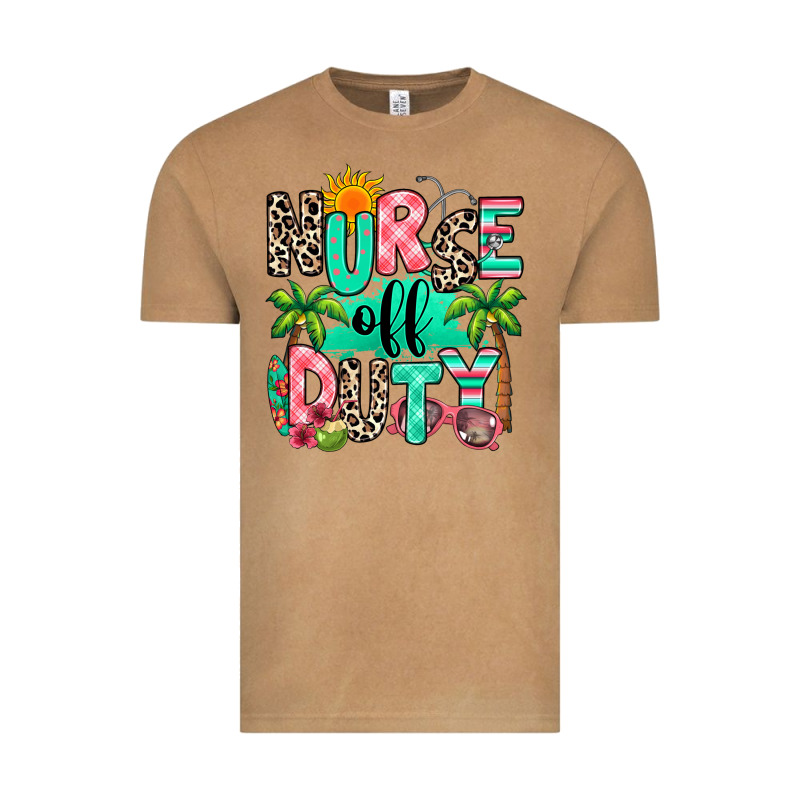 Nurse Off Duty Summer Break Vintage Tee by RanaPortraitStore | Teevron