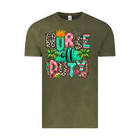 Vintage Olive nurse off duty summer break Vintage Tee - RanaPortraitStore