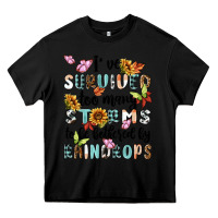 Black ive survived too many storms to bebothered by rain Heavy Core Tee - MaliasSmallBusiness