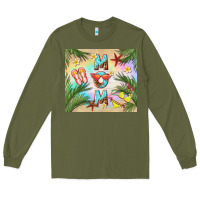 Army Green summer mom Long Sleeve Tee - TumblerDesignByShophia