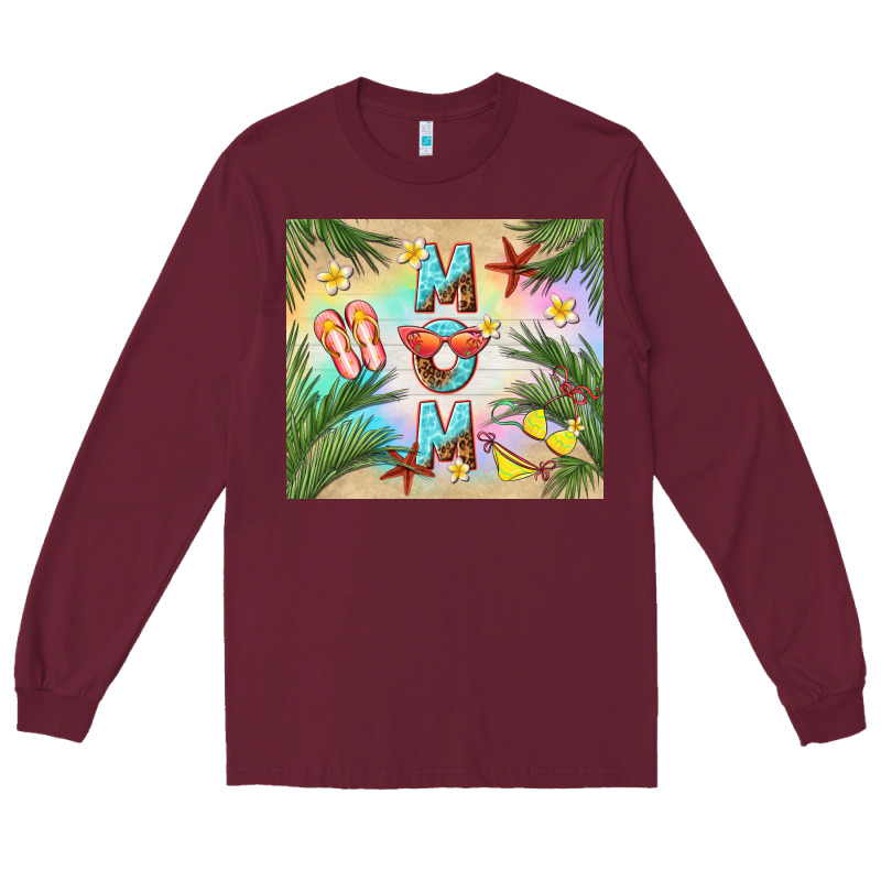 Summer Mom Long Sleeve Tee by TumblerDesignByShophia | Teevron