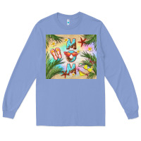 Colony Blue summer mom Long Sleeve Tee - TumblerDesignByShophia