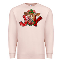 Pale Pink joy Premium Sweatshirt - SublimationCraftShop