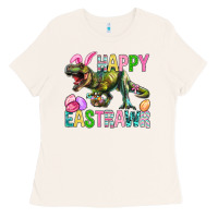 Bone Happy Eastrawr Easter Ladies Tee - BundleAndBundleShop