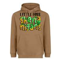 Toasted Coconut little miss shenanigans St. Patrick's Heavyweight Hoodie - LillyAllenDesigns