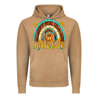 Vintage Camel Hello Fall with Rainbow Vintage Hoodie - texasbilliewilder