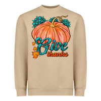 Mushroom Give Thanks Heavyweight Sweatshirt - FaDigitalArtStudio