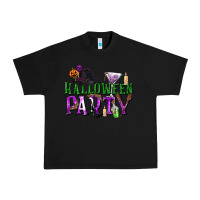 Black Halloween Party Urban Heavy Tee - texasbilliewilder