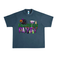 Midnight Navy Halloween Party Urban Heavy Tee - texasbilliewilder