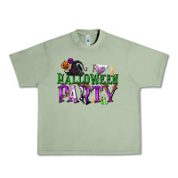 Oil Green Halloween Party Urban Heavy Tee - texasbilliewilder