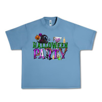 Pebble Blue Halloween Party Urban Heavy Tee - texasbilliewilder
