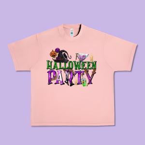 Halloween Party Urban Heavy Tee Designed By Texasbilliewilder