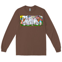 Chestnut Easter Bunnies Long Sleeve Tee - RanaPortraitStore