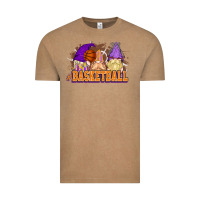 Vintage Coffee Basketball gnomes Vintage Tee - NancyCooperArtShop