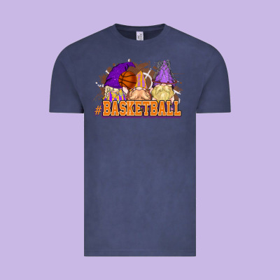 Basketball Gnomes Vintage Tee Designed By Nancycooperartshop