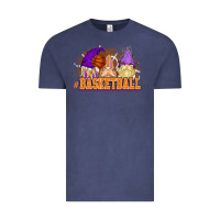 Vintage Denim Basketball gnomes Vintage Tee - NancyCooperArtShop