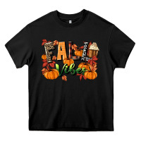 Black fall vibes Heavy Core Tee - MaliasSmallBusiness