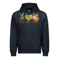 Navy peace love fall Urban Hoodie - BarkalooDesign