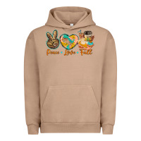 Pigment Burro peace love fall Urban Hoodie - BarkalooDesign