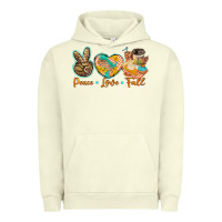 Pigment Pistachio peace love fall Urban Hoodie - BarkalooDesign