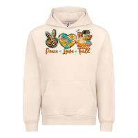 Sandshell peace love fall Urban Hoodie - BarkalooDesign