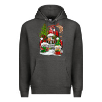 Charcoal Heather christmas gnome truck Premium Hoodie - BundleAndBundleShop