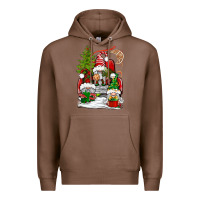 Chestnut christmas gnome truck Premium Hoodie - BundleAndBundleShop