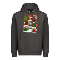 Smoke christmas gnome truck Premium Hoodie - BundleAndBundleShop