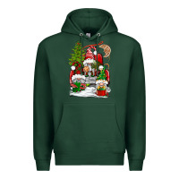 Sports Green christmas gnome truck Premium Hoodie - BundleAndBundleShop