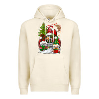 Tofu christmas gnome truck Premium Hoodie - BundleAndBundleShop