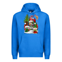 True Royal christmas gnome truck Premium Hoodie - BundleAndBundleShop