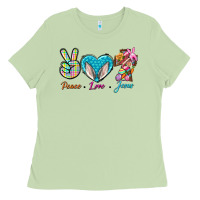 Peace Love Easter Jesus Ladies Tee | Teevron