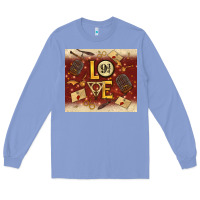 Colony Blue wizard love Long Sleeve Tee - TumblerDesignByShophia