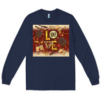 Navy wizard love Long Sleeve Tee - TumblerDesignByShophia