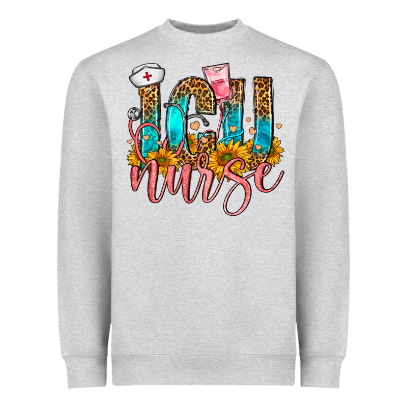 Western Icu Intensive Care Unit Nurse Heavyweight Sweatshirt by FaDigitalArtStudio | Teevron
