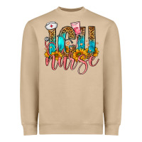 Mushroom Western ICU Intensive Care Unit Nurse Heavyweight Sweatshirt - FaDigitalArtStudio